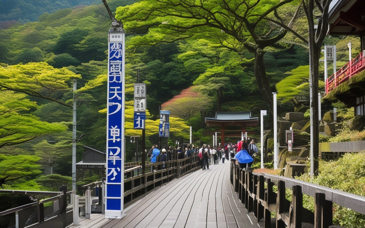 Evangelion Pilgrimage in Hakone scenery and attractions