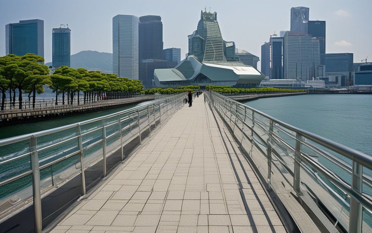 Ghost in the Shell Pilgrimage in Yokohama scenery and attractions