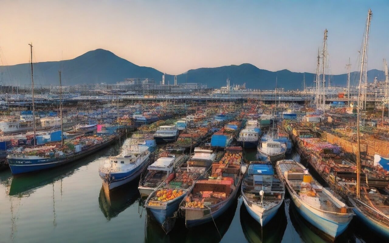 Misaki Port Morning Market — main illustration