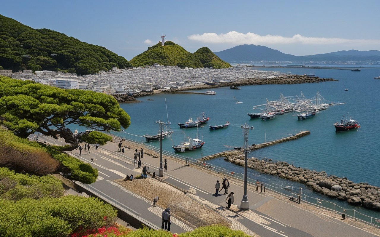 Misaki Port Walking Guide — main illustration
