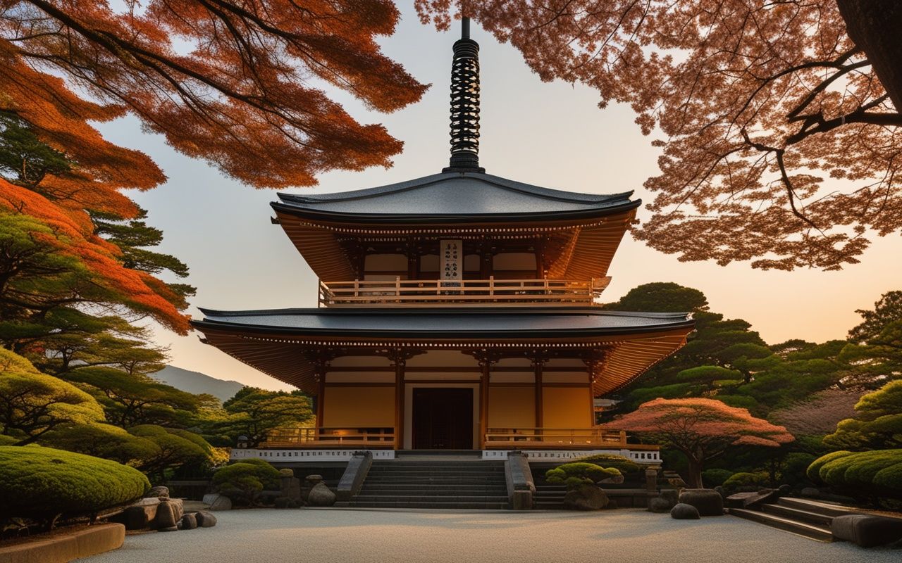 Kamakura Great Buddha and Hase-dera terrace view