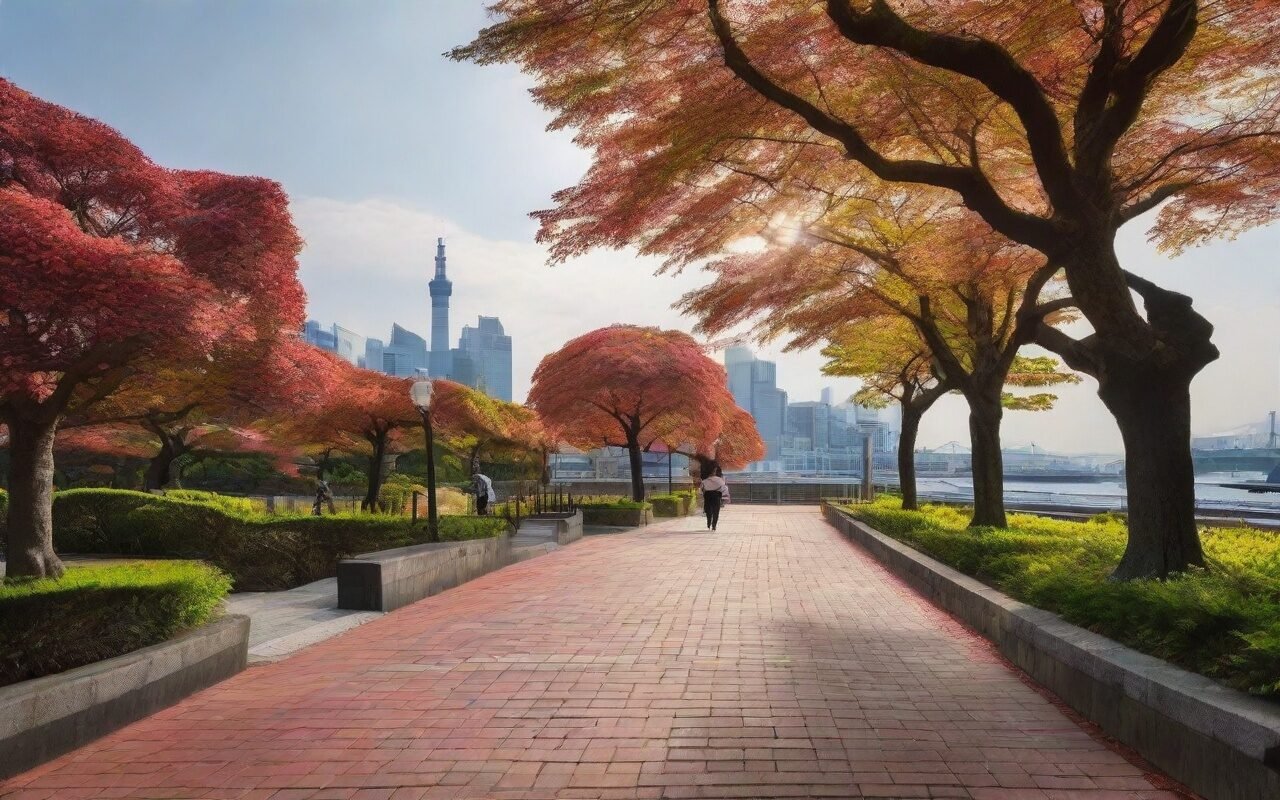 Yokohama Red Brick Guide scenery and attractions